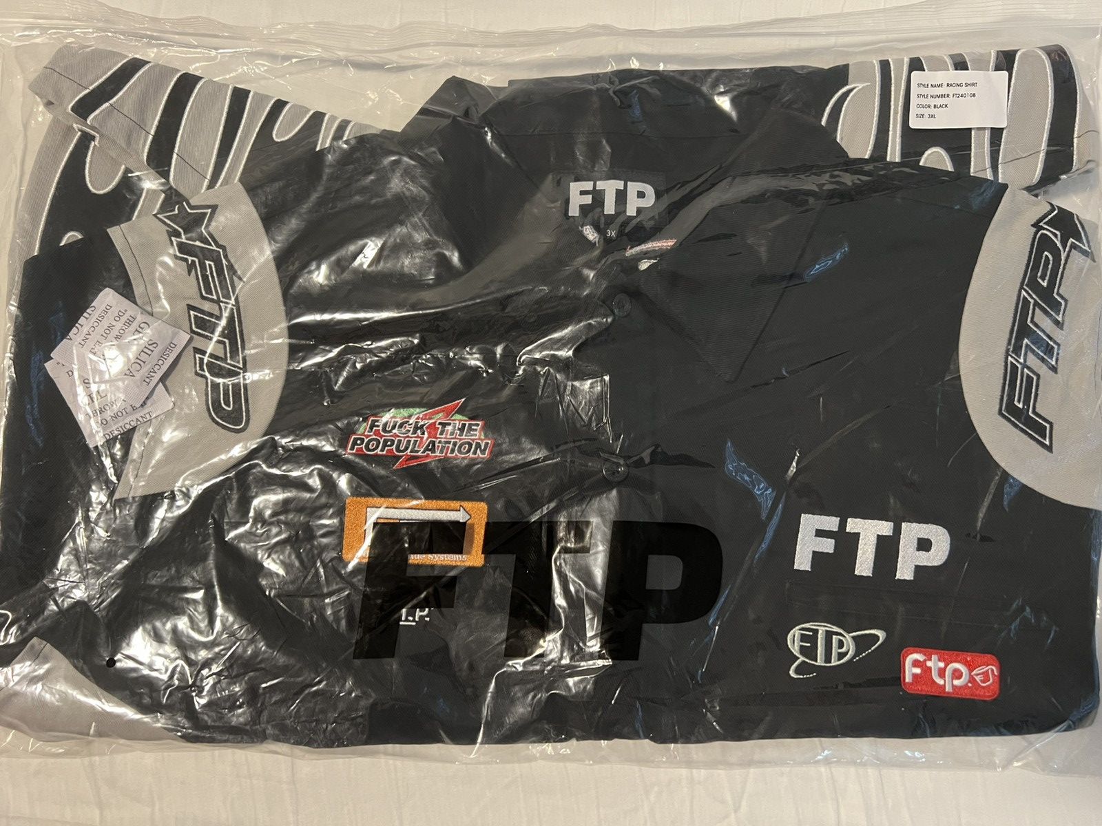 Fuck The Population FTP Raceway Button UP XXXL Size US XXL / EU 58 / 5 - 2 Thumbnail