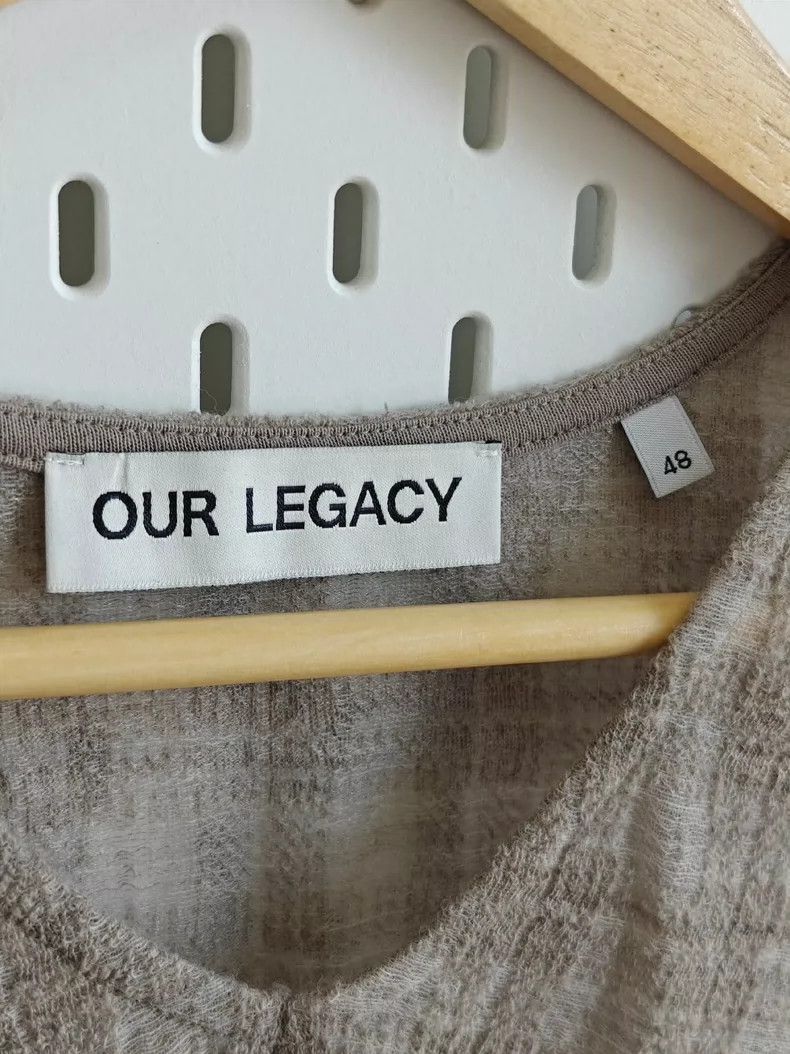 Our Legacy our legacy size 48 Light coffee-coloured wool vest 2502-Nex Size 38L - 2 Thumbnail
