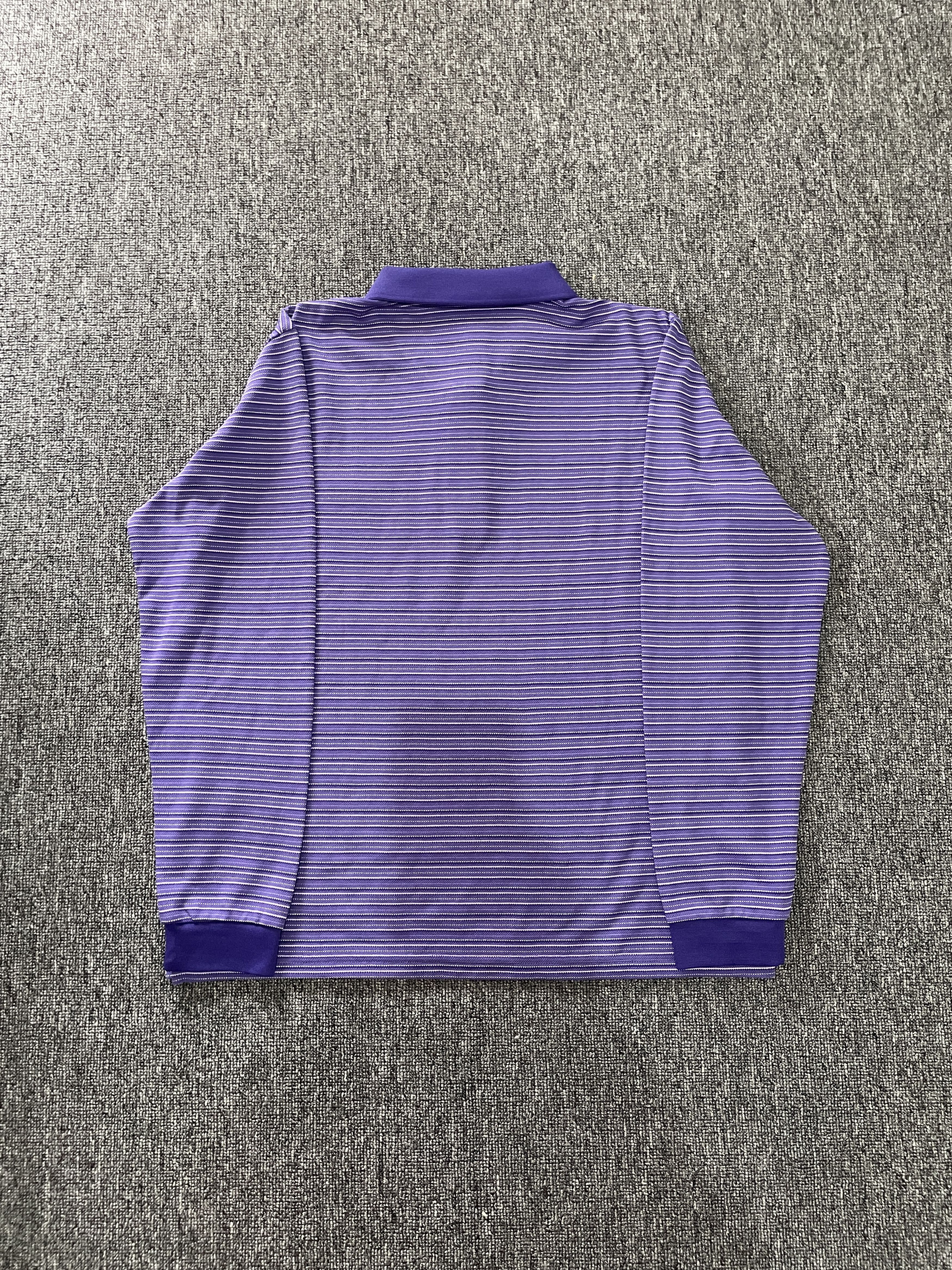 The North Face Vintage The North Face Long Sleeve Polo Purple Striped Shirt Size M / US 6-8 / IT 42-44 - 6 Thumbnail