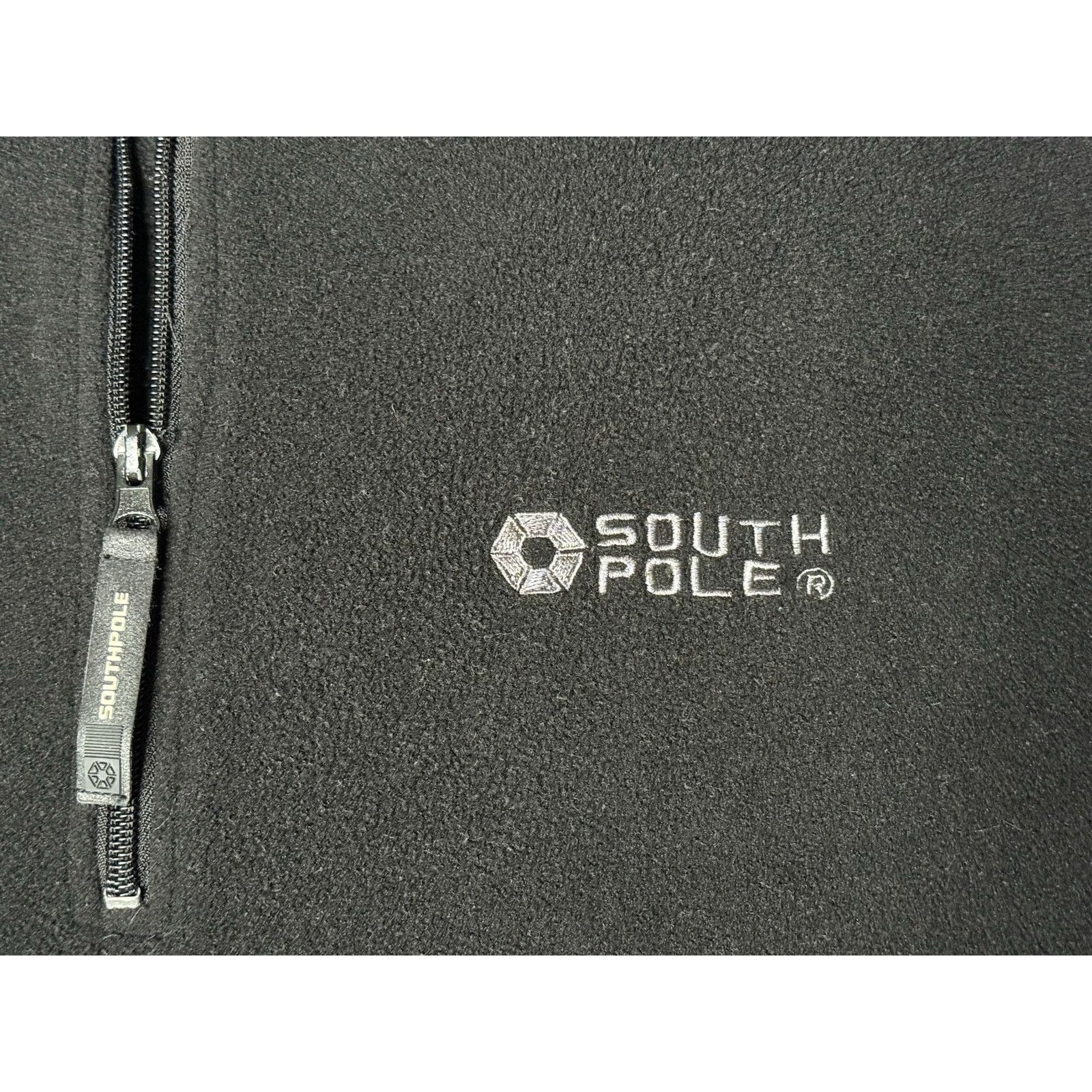 Southpole × Vintage Vintage 90s Southpole Quarter Zip Fleece Sweatshirt 2XL Size US XXL / EU 58 / 5 - 4 Thumbnail