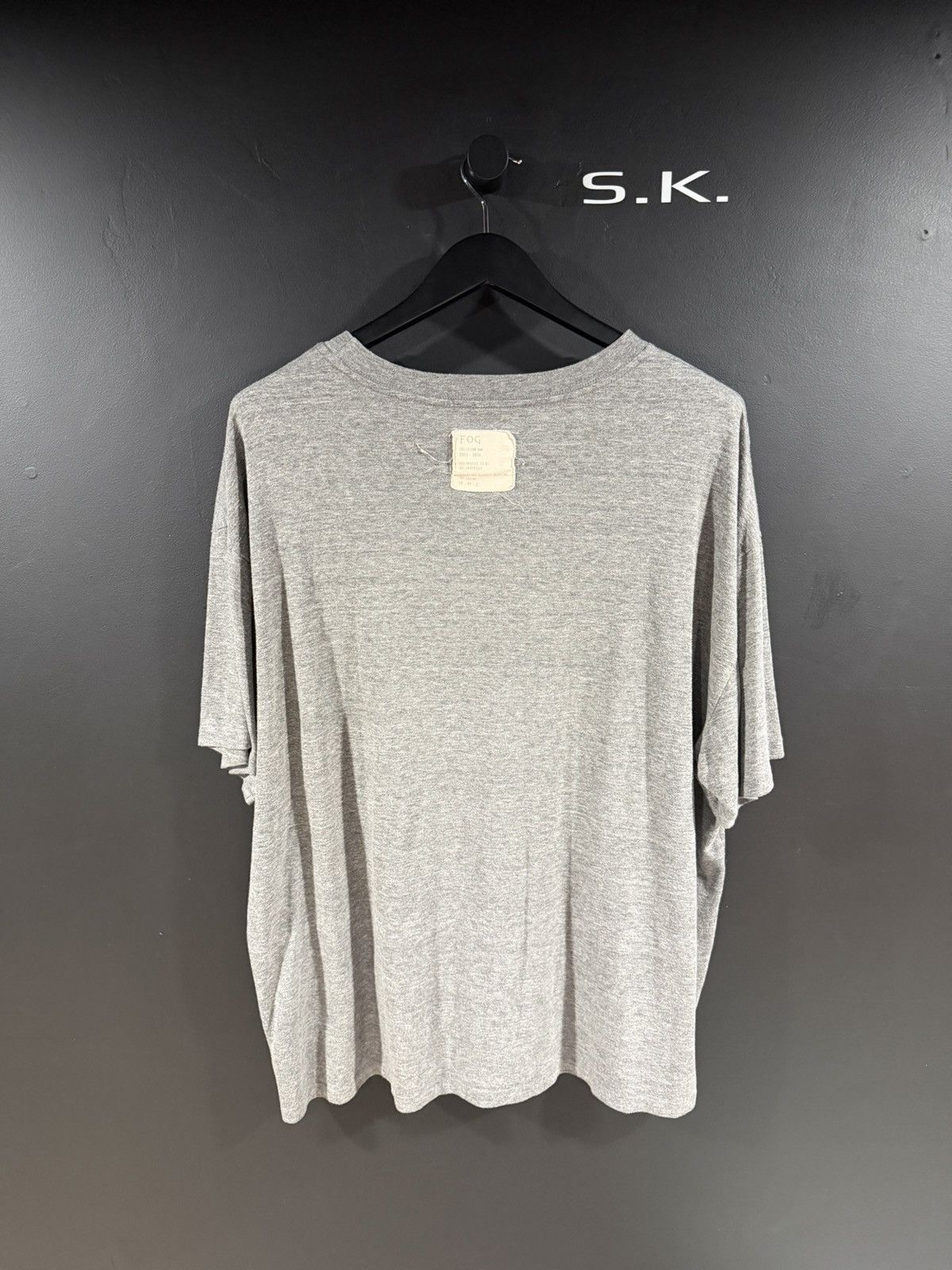 FOG FOG Fear of God Collection One 1 2015 - 2016 Grey Tee XL Size US XL / EU 56 / 4 - 4 Thumbnail