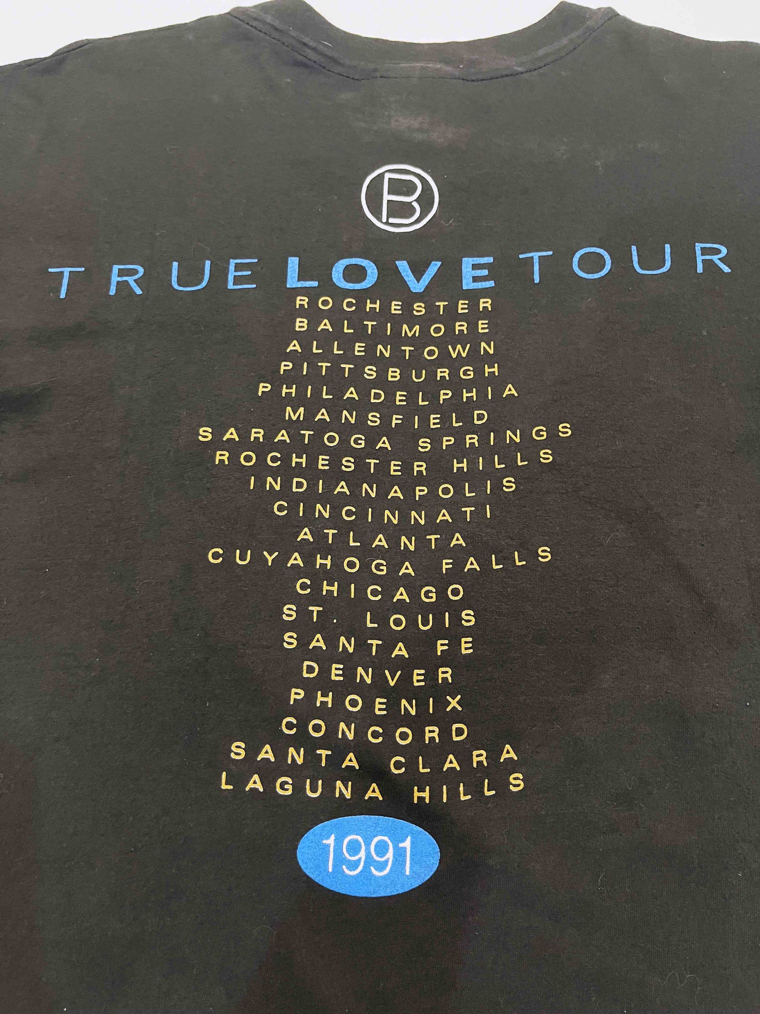 Hanes × Vintage Vintage 1991 Pat Benatar True Love Tour Rock Band T-Shirt Size US XL / EU 56 / 4 - 6 Thumbnail