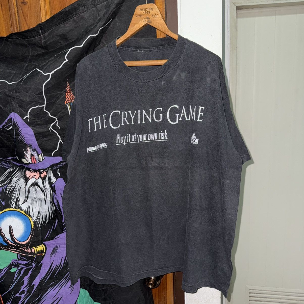 Vintage Vtg 90S THE CRYING GAME MOVIE TEE SUN FADE Size US XL / EU 56 / 4 - 1 Thumbnail
