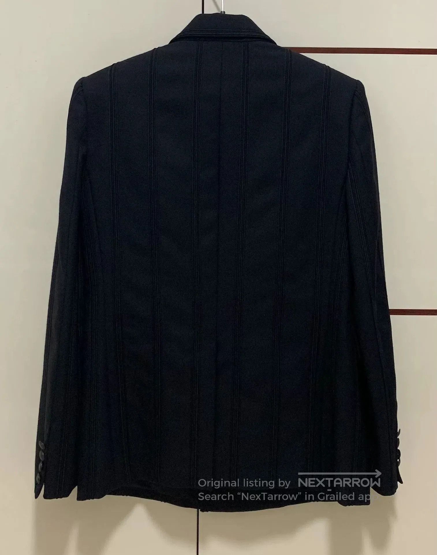 Saint Laurent Paris Saint Laurent Black Double-Breasted Blazer. Size US S / EU 44-46 / 1 - 2 Thumbnail
