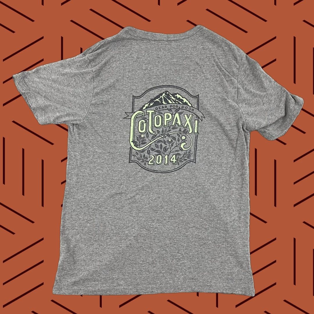 Cotopaxi Cotopaxi Shirt Men Large Gray Graphic Tee Hiking Climbing Outdoor Organic Cotton Size US L / EU 52-54 / 3 - 1 Thumbnail