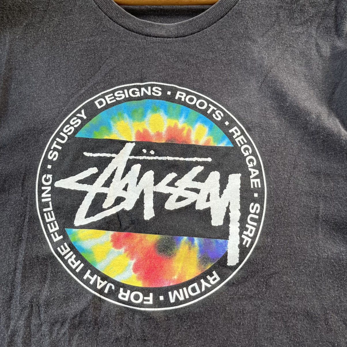 Stussy × Vintage 🔥Vintage Stussy Roots Reggae Big Logo Tee Y2K Size US M / EU 48-50 / 2 - 3 Thumbnail