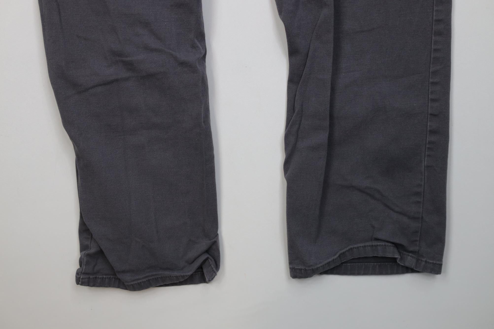 Carhartt Vintage Y2K Carhartt Relaxed Fit Stretch Canvas Pants Gray Size US 33 - 12 Thumbnail