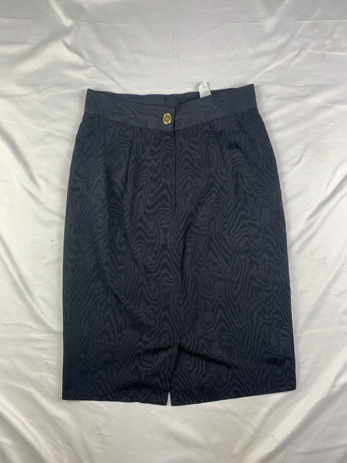 Christian Dior Monsieur 2000s Christian Dior Coordonnes Wavey Tail Formal Skirt Size 27" / US 4 / IT 40 - 4 Thumbnail