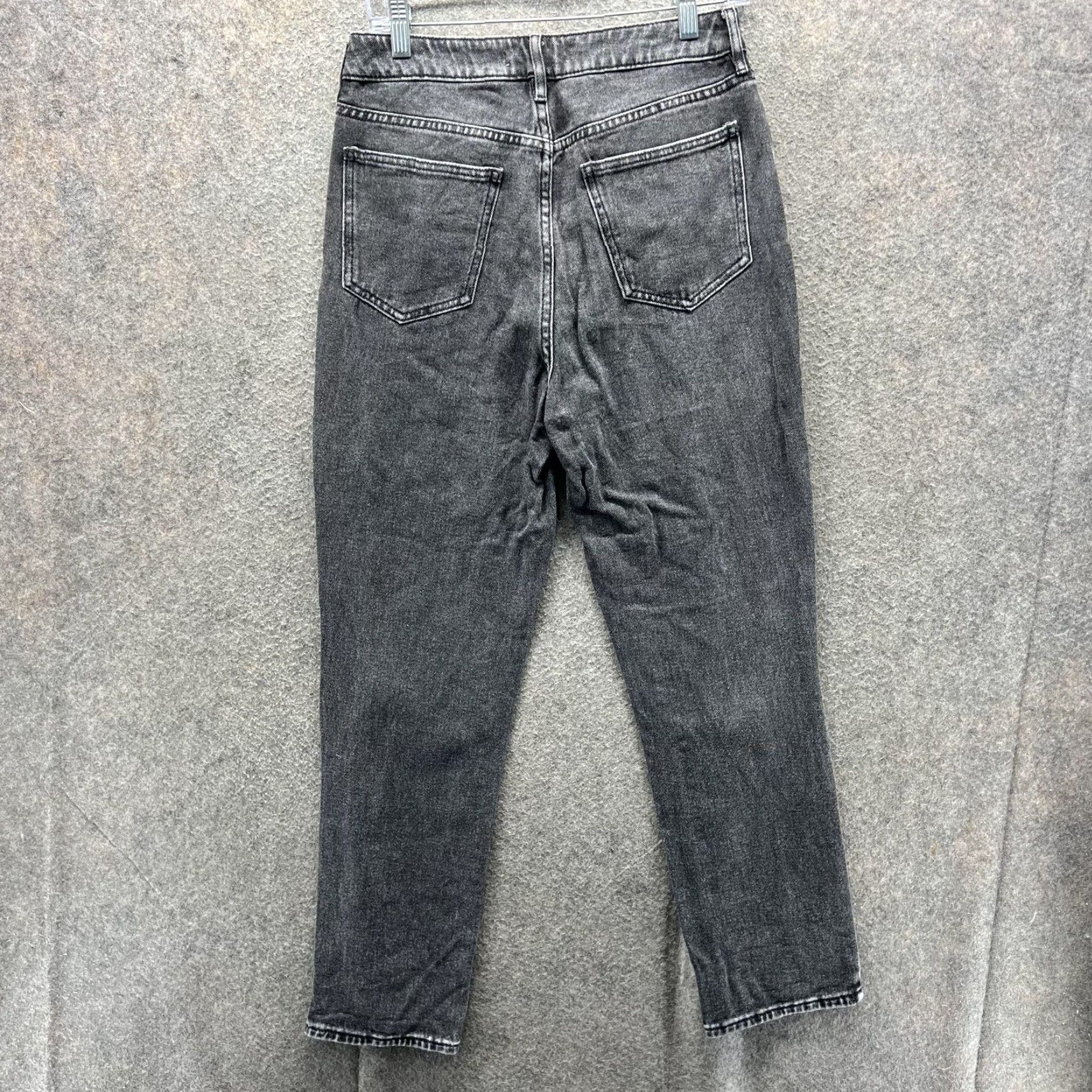 Pacsun VINTAGE PacSun Jeans Womens 27 Black Gray Mom Jean High Rise Tapered Leg Denim Size 27" / US 4 / IT 40 - 2 Thumbnail