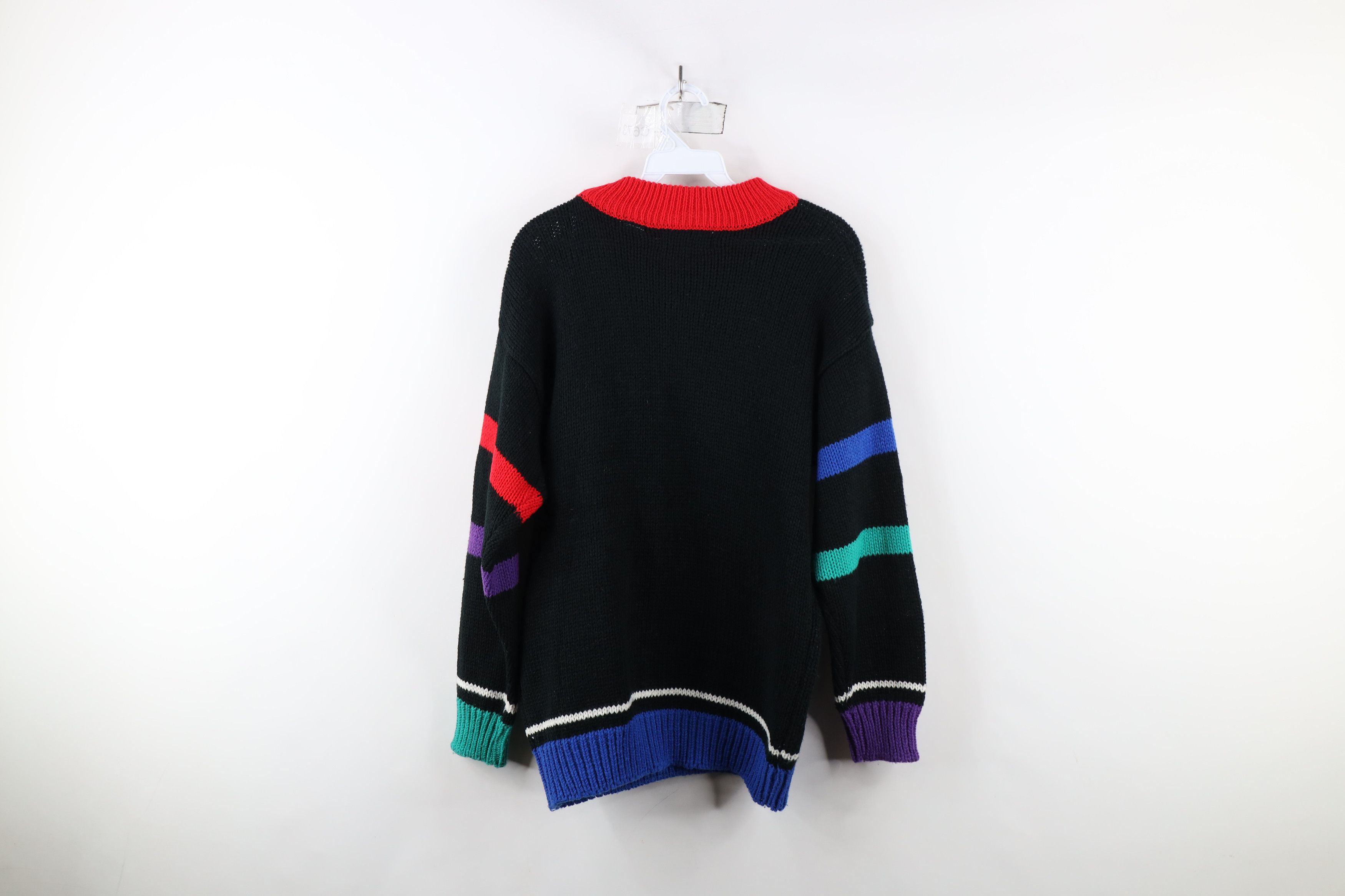 Vintage Vintage 90s Streetwear Block Boy Crazy Club Knit Sweater Size M / US 6-8 / IT 42-44 - 10 Thumbnail