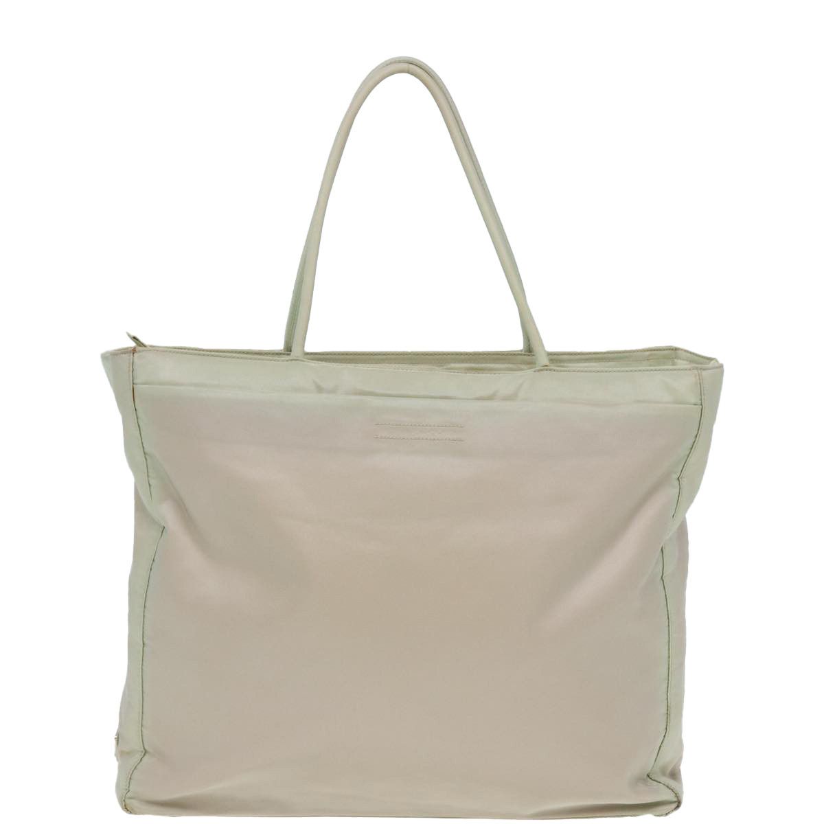 Prada Tessuto White Synthetic Tote Bag (Pre-Owned) Size ONE SIZE - 1 Thumbnail