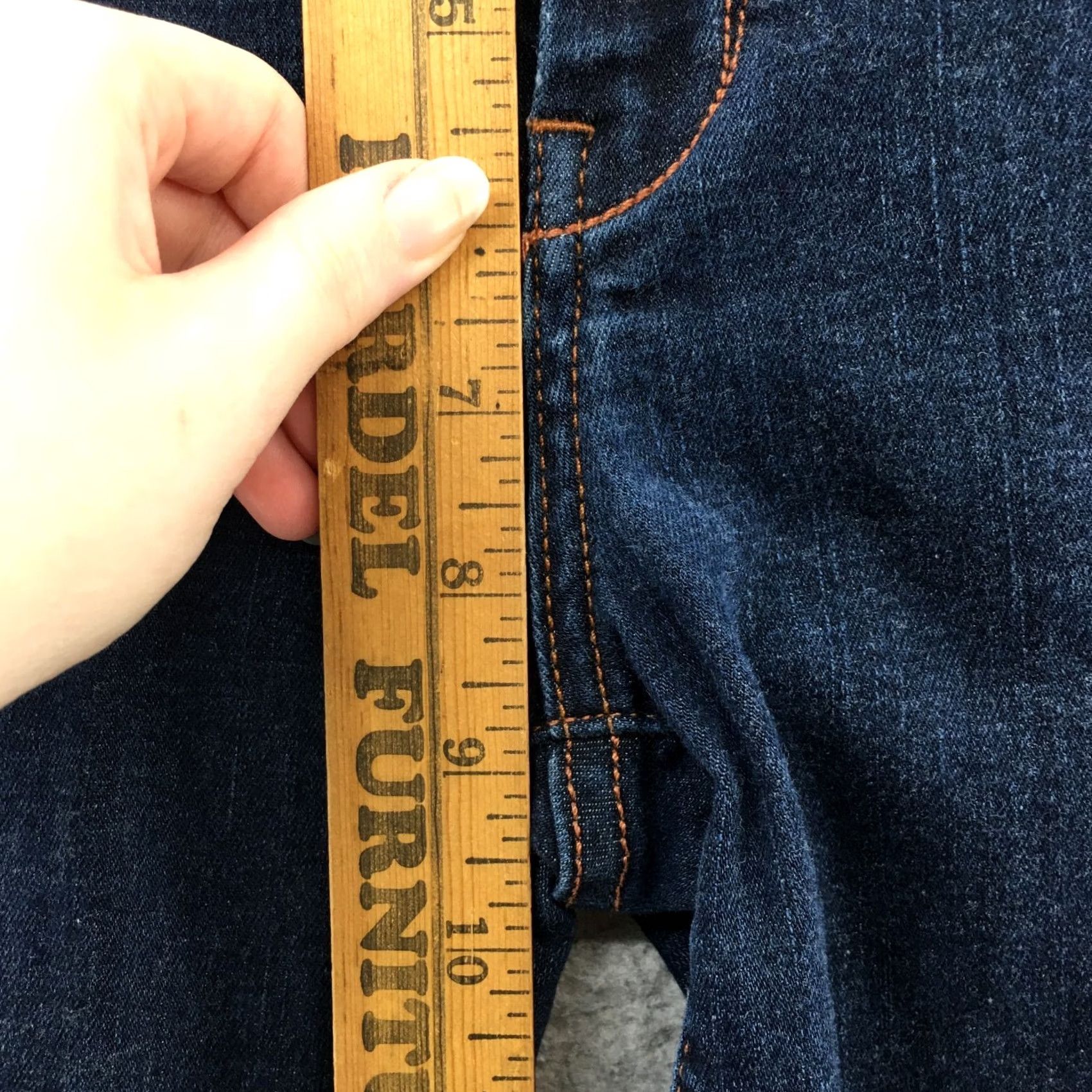 Banana Republic Banana Republic Skinny Jeans Womens 30 Blue Denim Mid Rise Zip Jeans Size 30" / US 8 / IT 44 - 7 Thumbnail