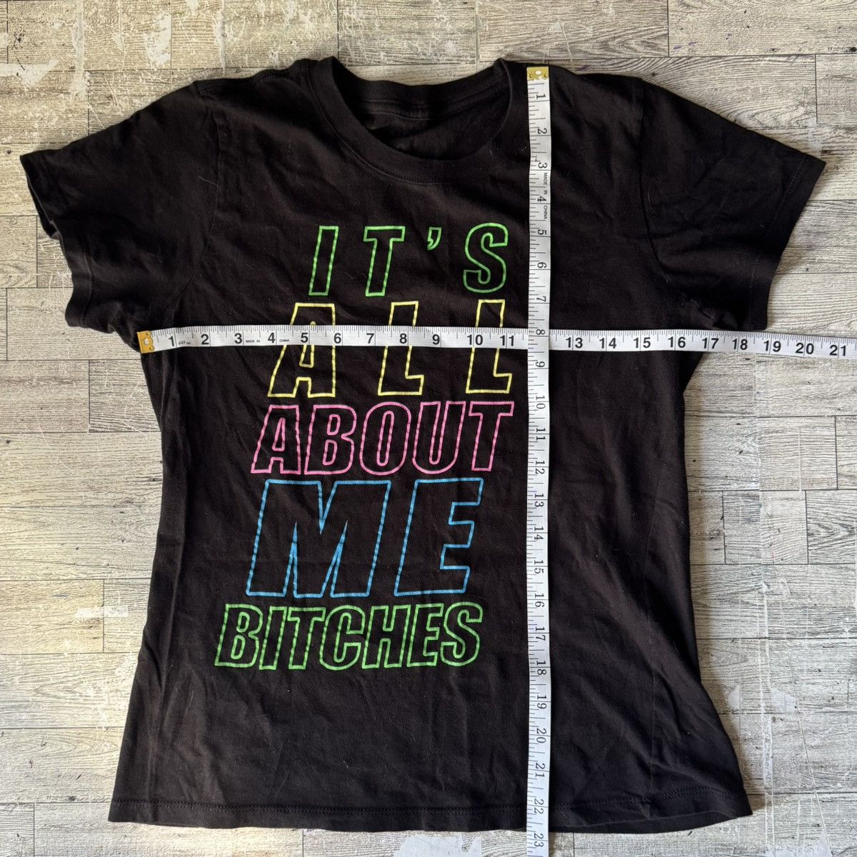 Vintage Vintage, Spencer’s, All About Me Fitted Tee Size L / US 10 / IT 46 - 7 Thumbnail
