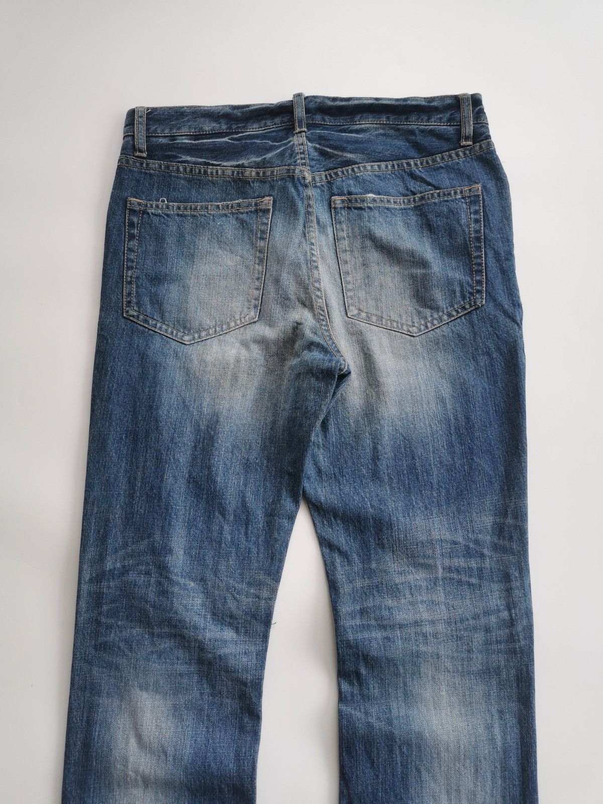 PPFM Thrashed PPFM Boro Distressed Denim Jeans Size US 31 - 11 Thumbnail