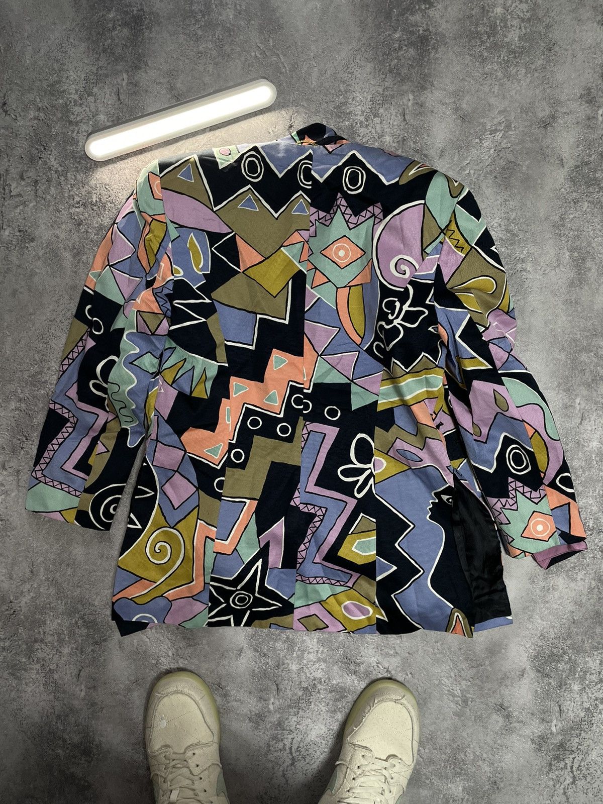 Louis Feraud LOUIS FERAUD PARIS Psychedelic Abstract Blouse Blouse jacket Size US M / EU 48-50 / 2 - 9 Thumbnail