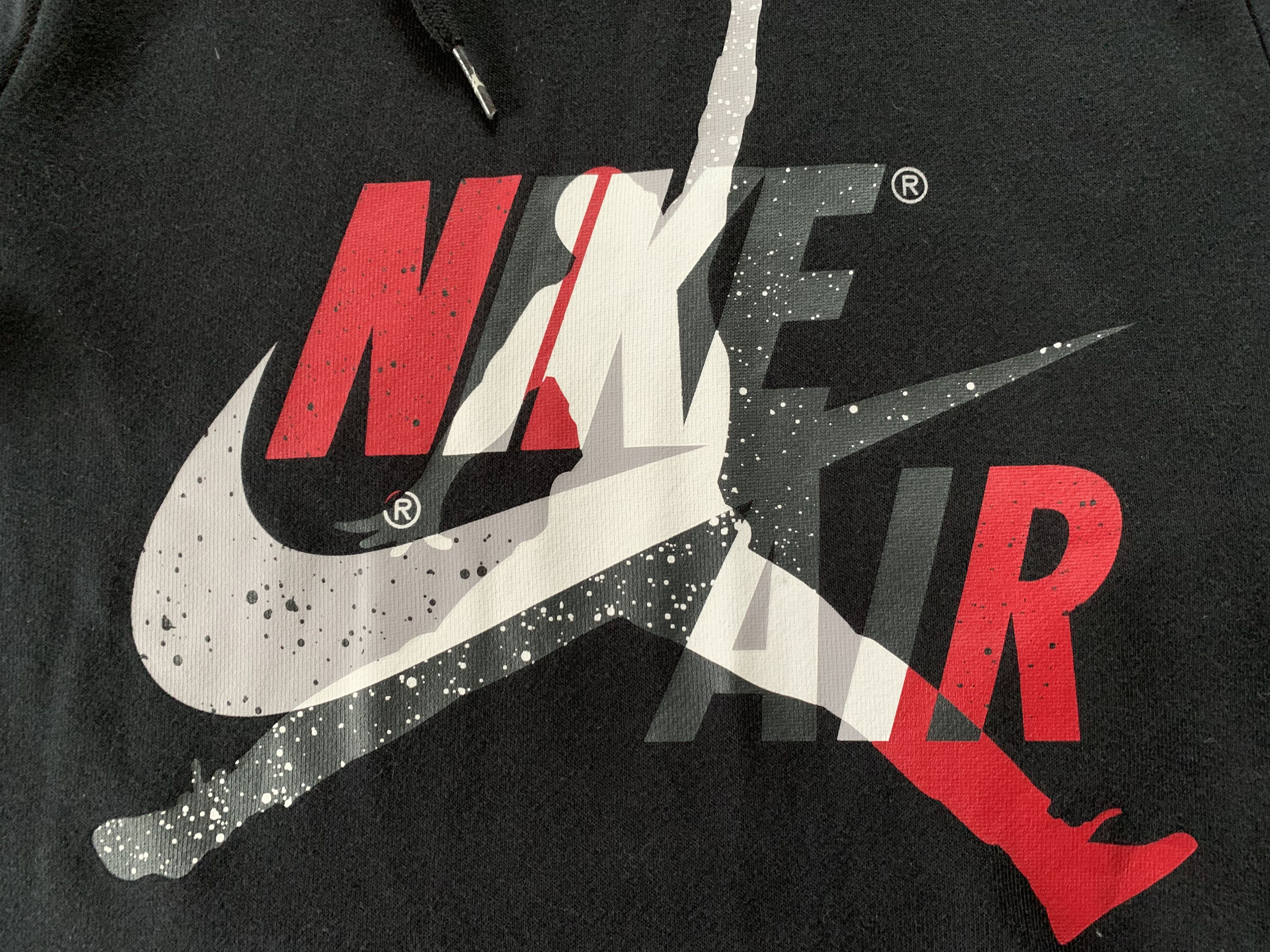 Jordan Brand × Vintage Cotton Air Jordan Printed Big Logo Long Hoodie Size US XS / EU 42 / 0 - 5 Thumbnail
