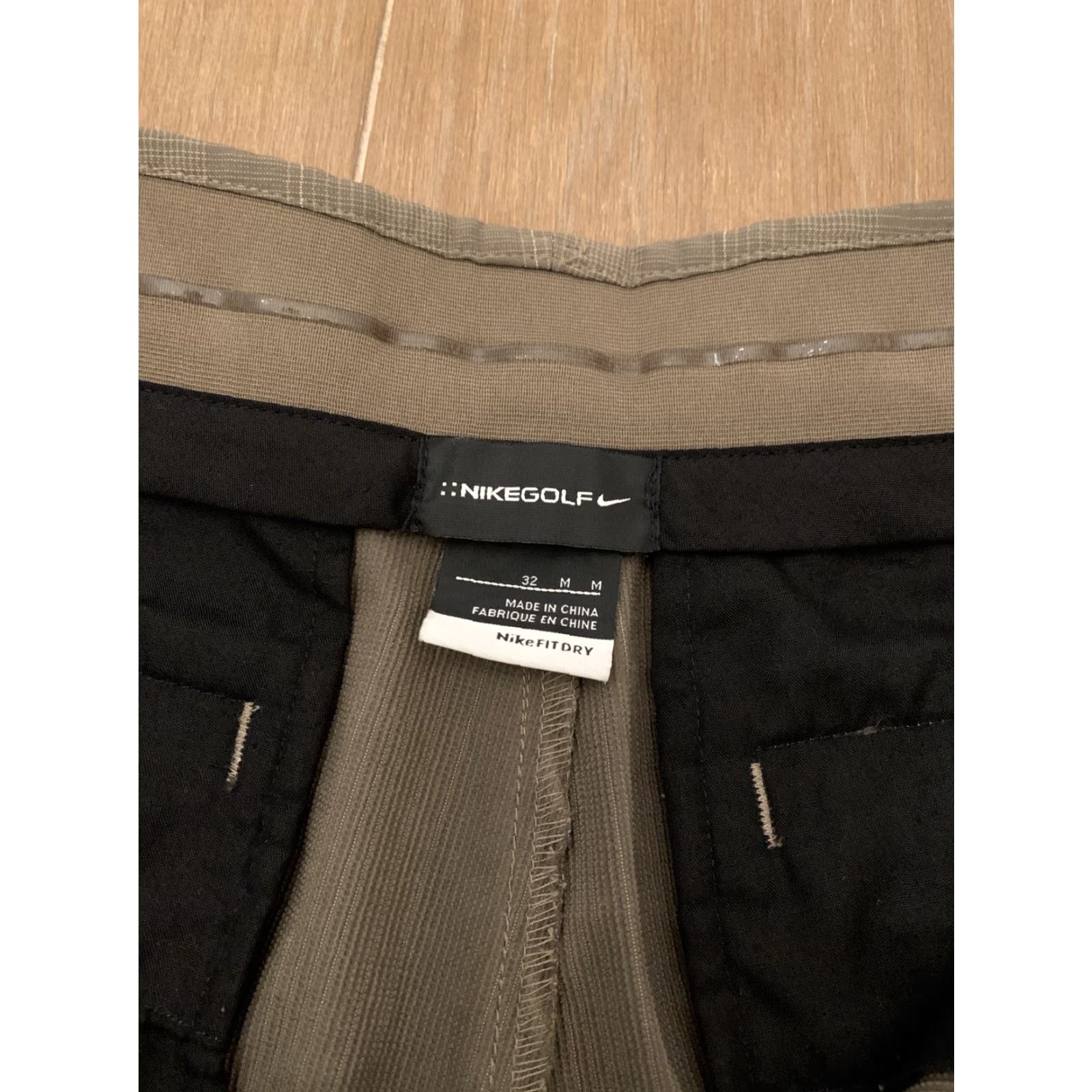 Nike Men's Nike Golf Dri-Fit Brown Plaid Stretch Shorts Size 32 Size US 32 / EU 48 - 4 Thumbnail