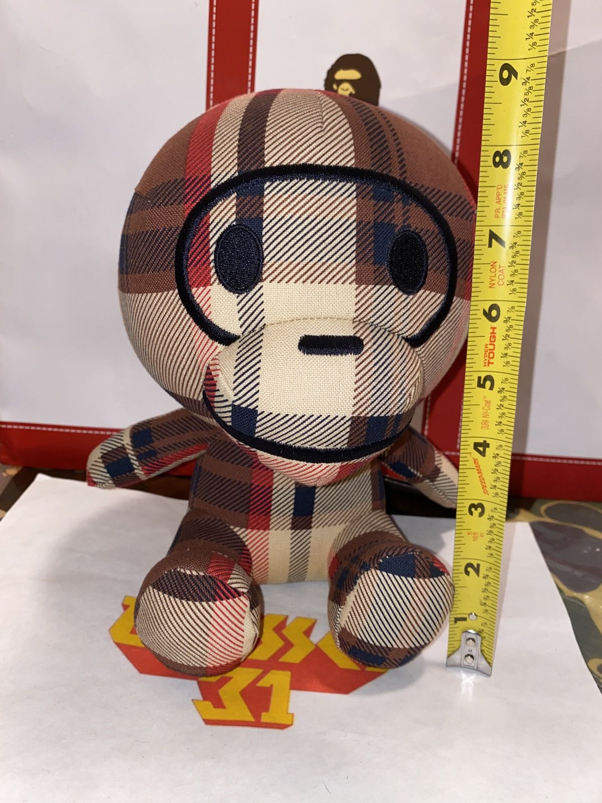 BAPE Shark Hoodie Baby Milo Plush Navy - US