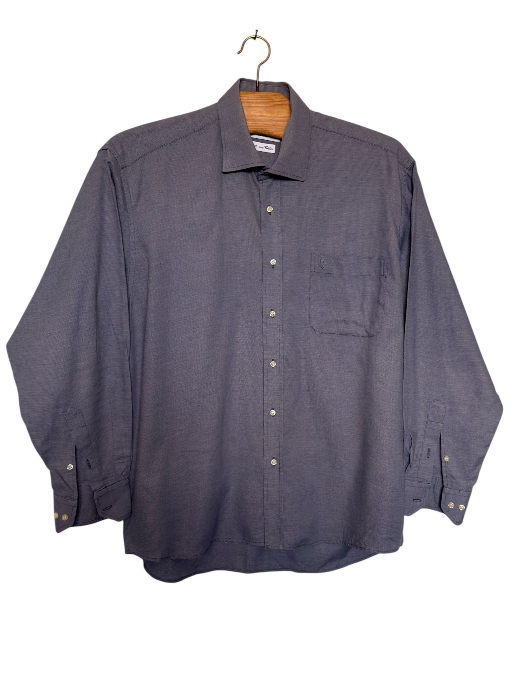 Yves Saint Laurent 🔥 YSL vintage Yves saint laurent shirt size xl cotton Size US XL / EU 56 / 4 - 1 Thumbnail