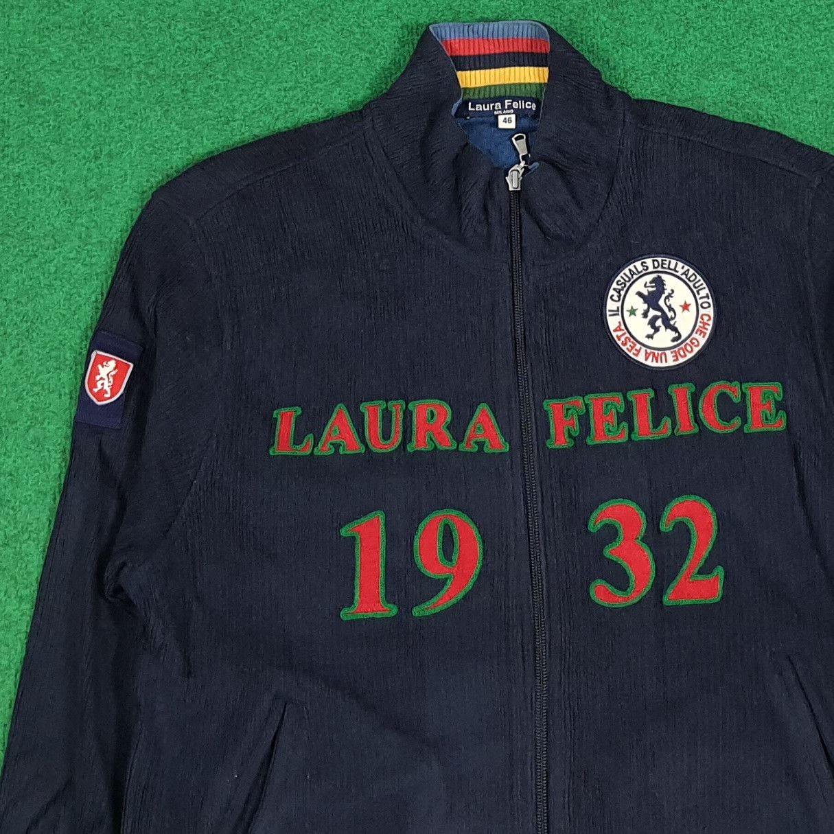 Vintage Vintage 90s Laura Felice Milano Jacket Ribbed Sweater C282N6 Size US S / EU 44-46 / 1 - 2 Thumbnail