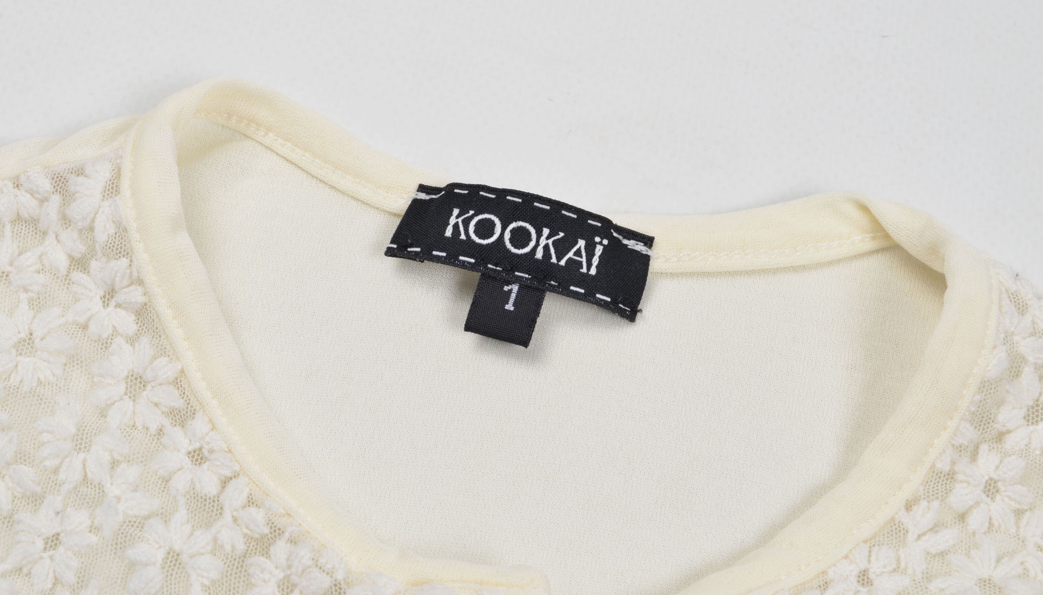 Vintage Vintage Kookai Y2K Cottage Floral Embroidered Mesh Cardigan Size XS / US 0-2 / IT 36-38 - 6 Thumbnail