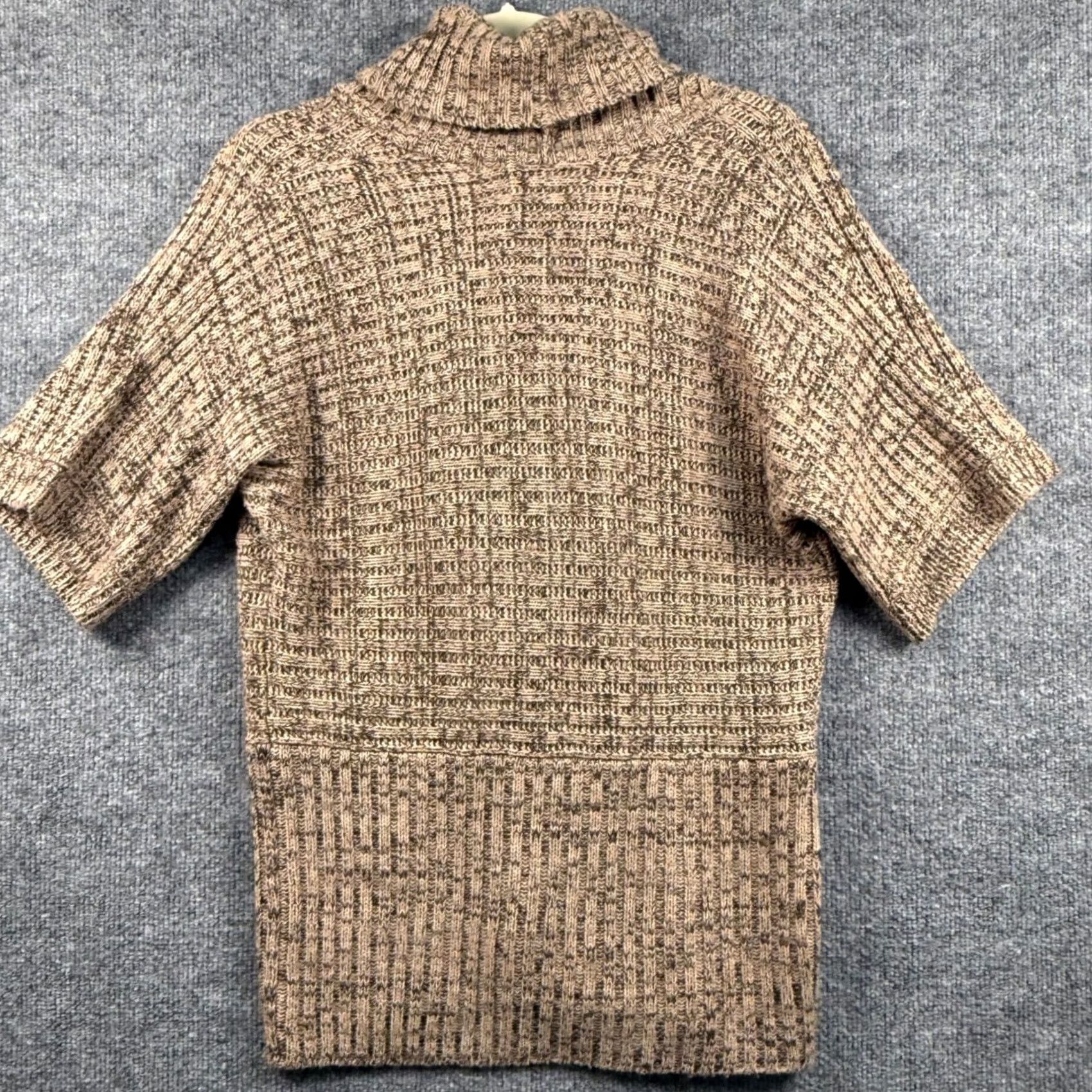 Vintage Karen Scott Women S Brown Marled Shawl Collar Toggle Cardigan Cottagecore Casual Knit Slim Open Front Cardigan Womens Size S / US 4 / IT 40 - 4 Thumbnail