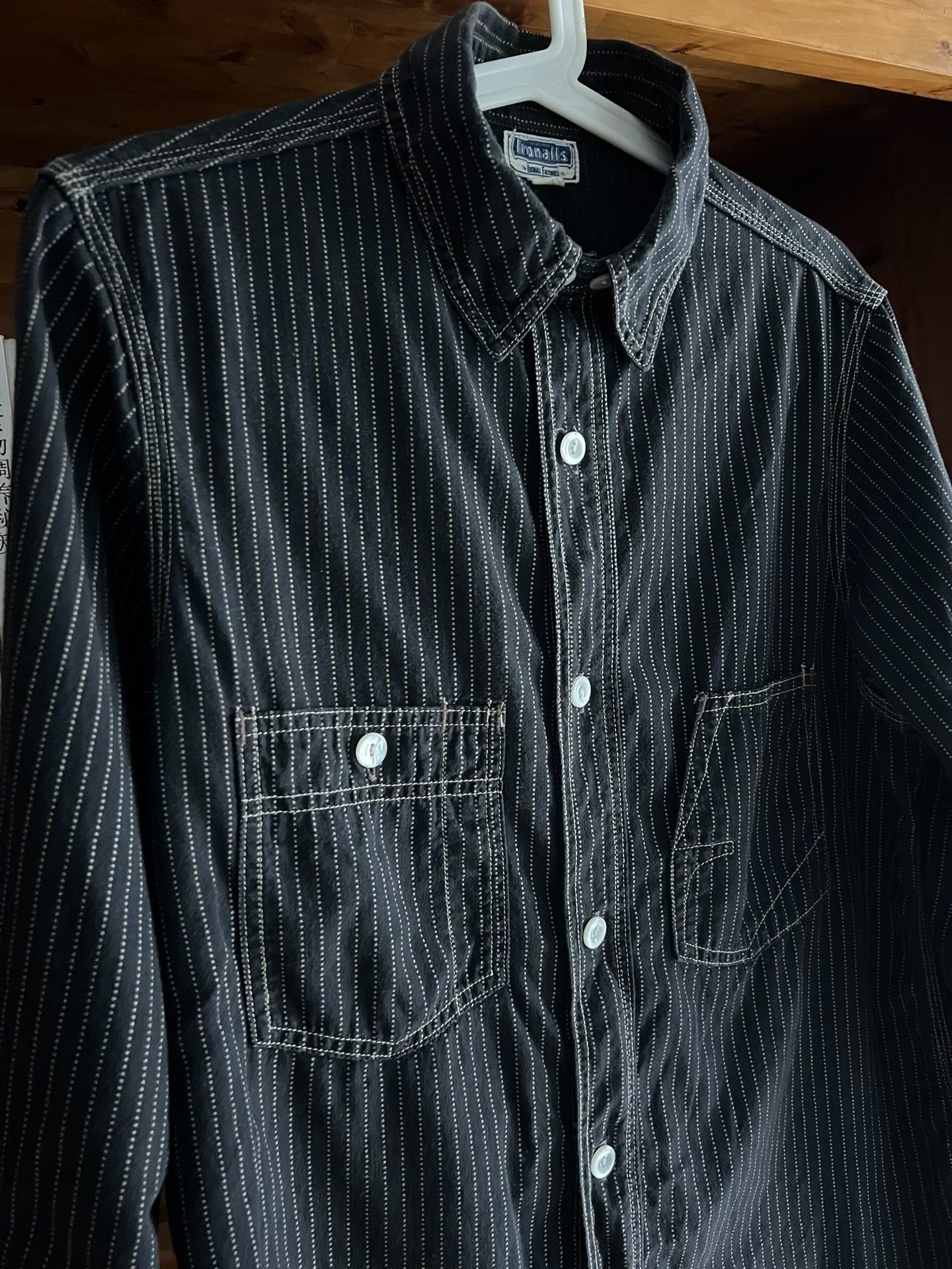 Freewheelers Freewheelers Black Wabash Work Shirt Size US M / EU 48-50 / 2 - 4 Thumbnail