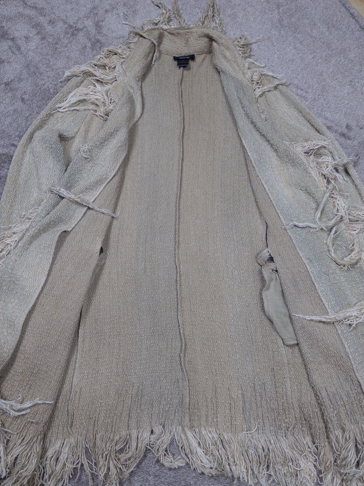 Avant Toi Woman’s Avant Toi Beige Cotton Fringe Cardigan Jacket Size M Size M / US 6-8 / IT 42-44 - 8 Thumbnail