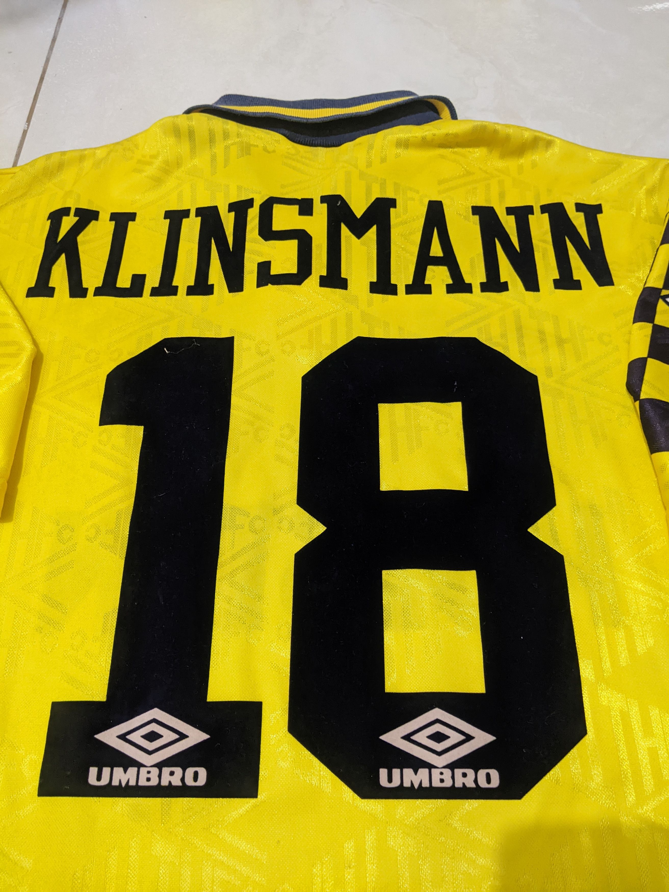 Umbro Jersey Tottenham Hotspur 1991 away klinsmann football shirt Size US L / EU 52-54 / 3 - 4 Thumbnail
