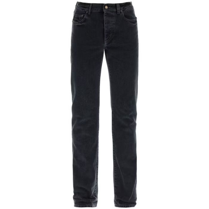 image of Saint Laurent Paris O1S22I1N0524 Slim Fit Jeans In Black, Men's (Size 31)