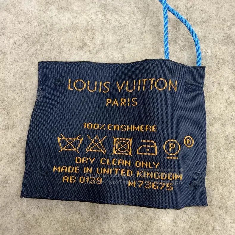 Louis Vuitton Louis Vuitton Brown coffee gradient full print cashmere sc Size ONE SIZE - 3 Thumbnail