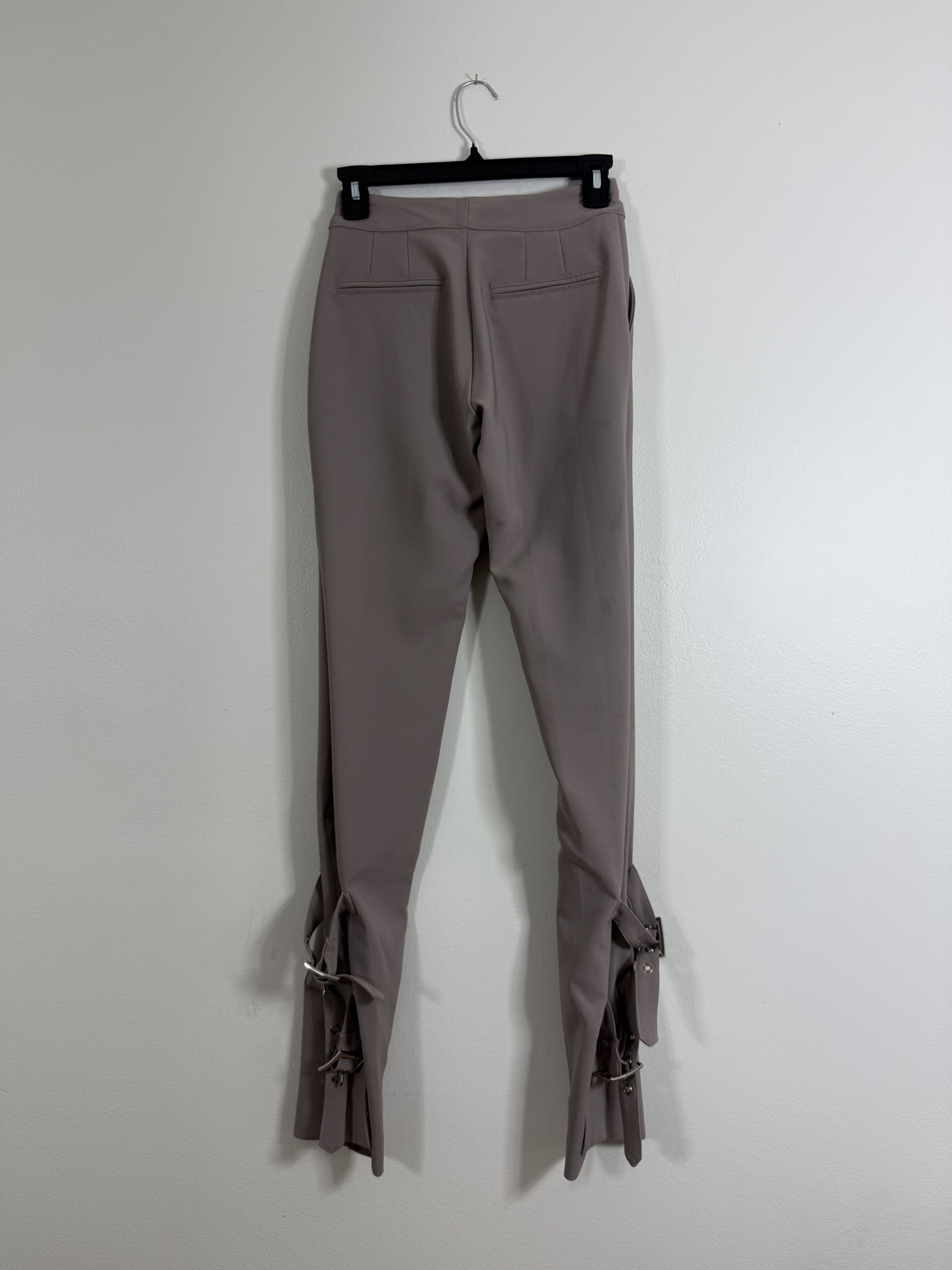 Other Empath Gray Adjustable Flare Pants Size 25" / US 0 / IT 36 - 3 Thumbnail