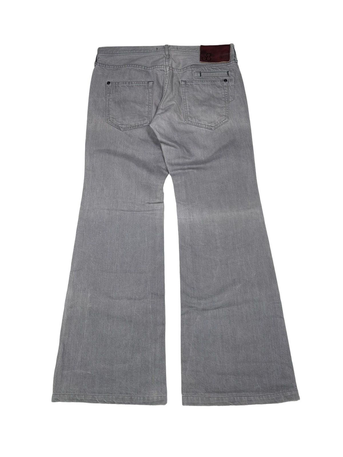 Japanese Brand 1990s Johnbull Wide Leg Darted Jeans (31x30) Size US 31 - 2 Thumbnail