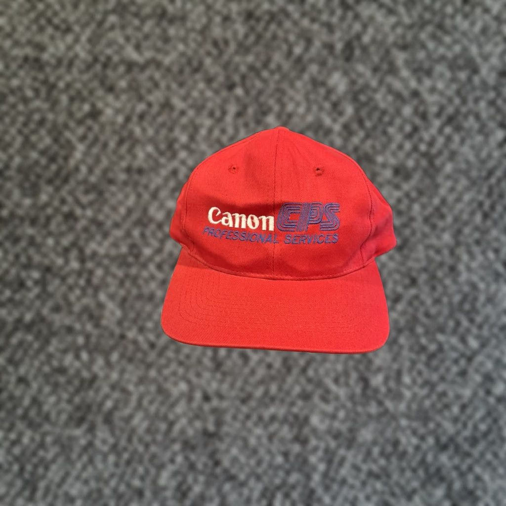 Canon VINTAGE CPS Canon Professional Services Cameraman SnapBack Hat Cap Sports KC 90s Men Size ONE SIZE - 1 Thumbnail