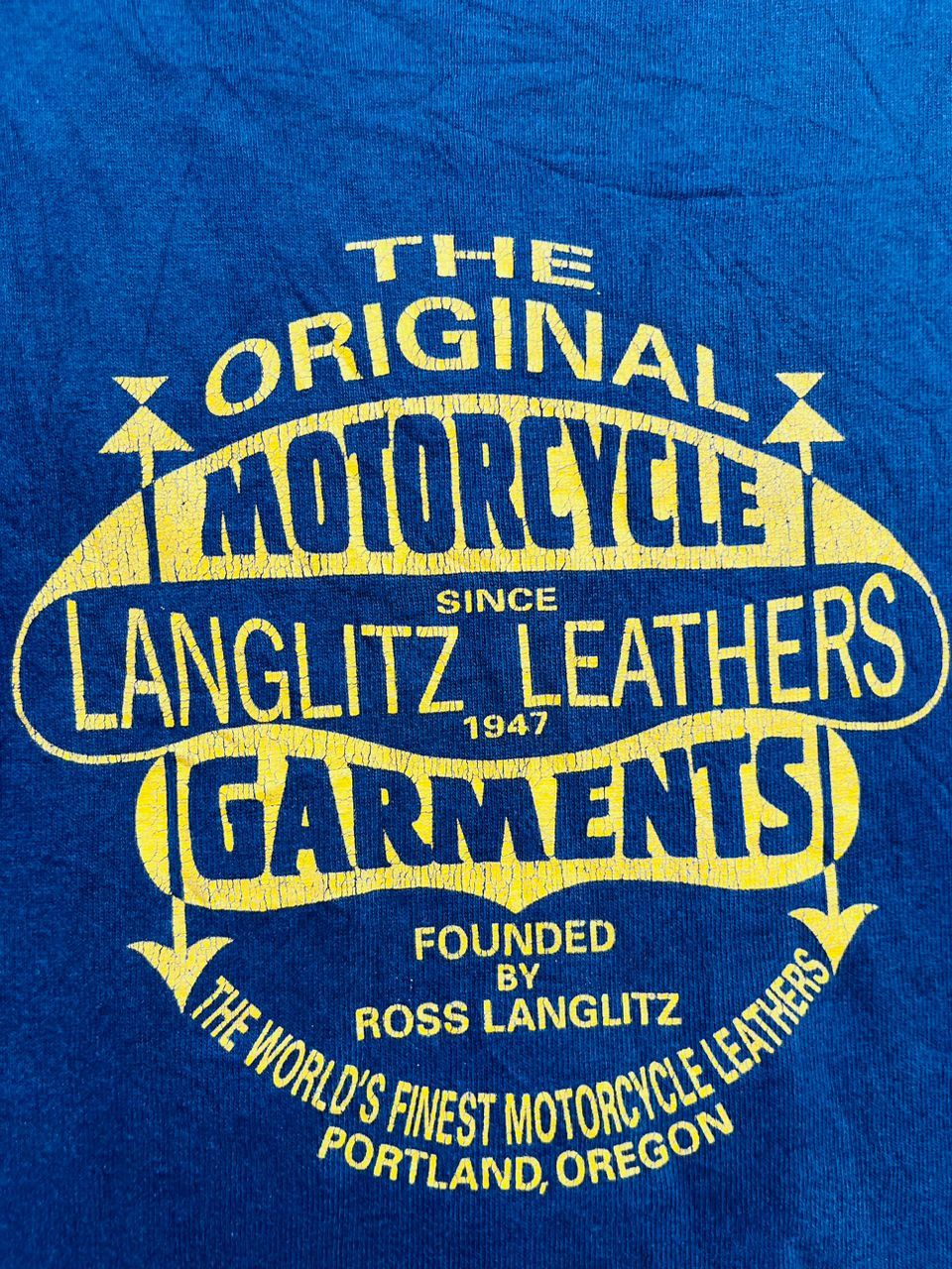 Japanese Brand Vintage Langlitz Leathers Motorcycles Designer Fashion Style Size US L / EU 52-54 / 3 - 6 Thumbnail