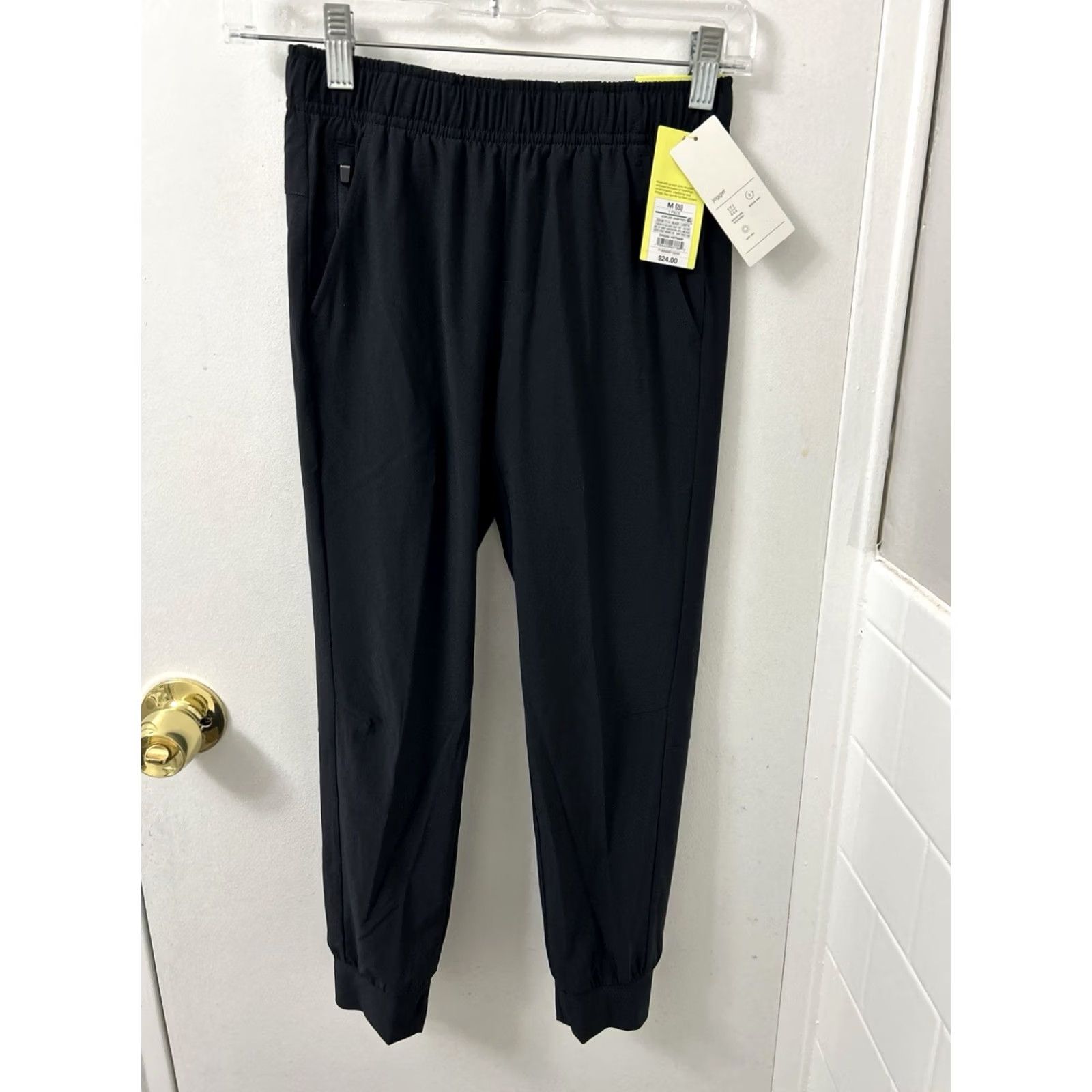 Vintage All In Motion Active Light Jogger Pants Womens Size 8 Black Wicking NWT Size 30" / US 8 / IT 44 - 2 Thumbnail