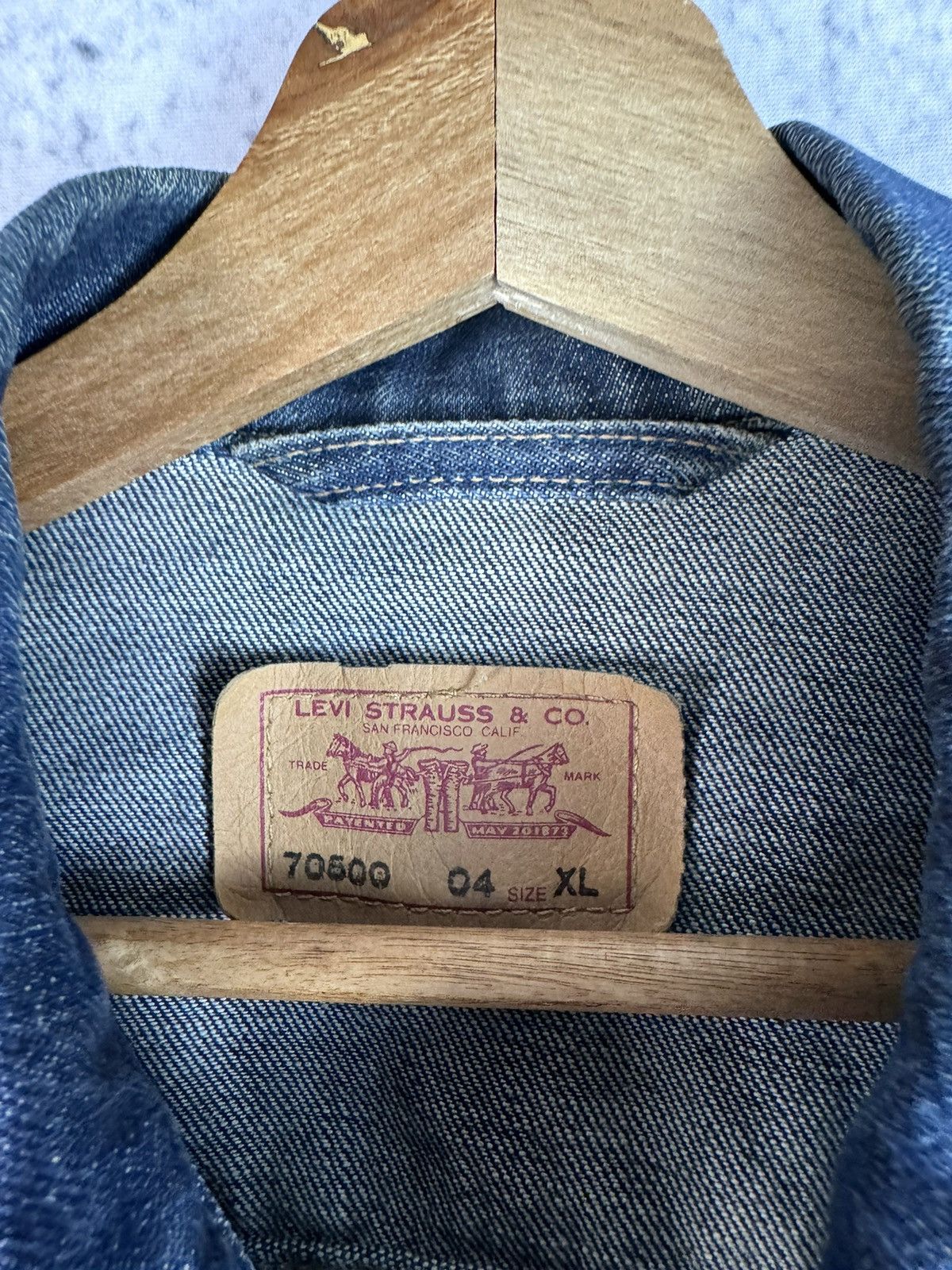 Levi's Levis Vintage 90s Trucker Denim Jacket Rare 70500 Hype Size US XL / EU 56 / 4 - 3 Thumbnail