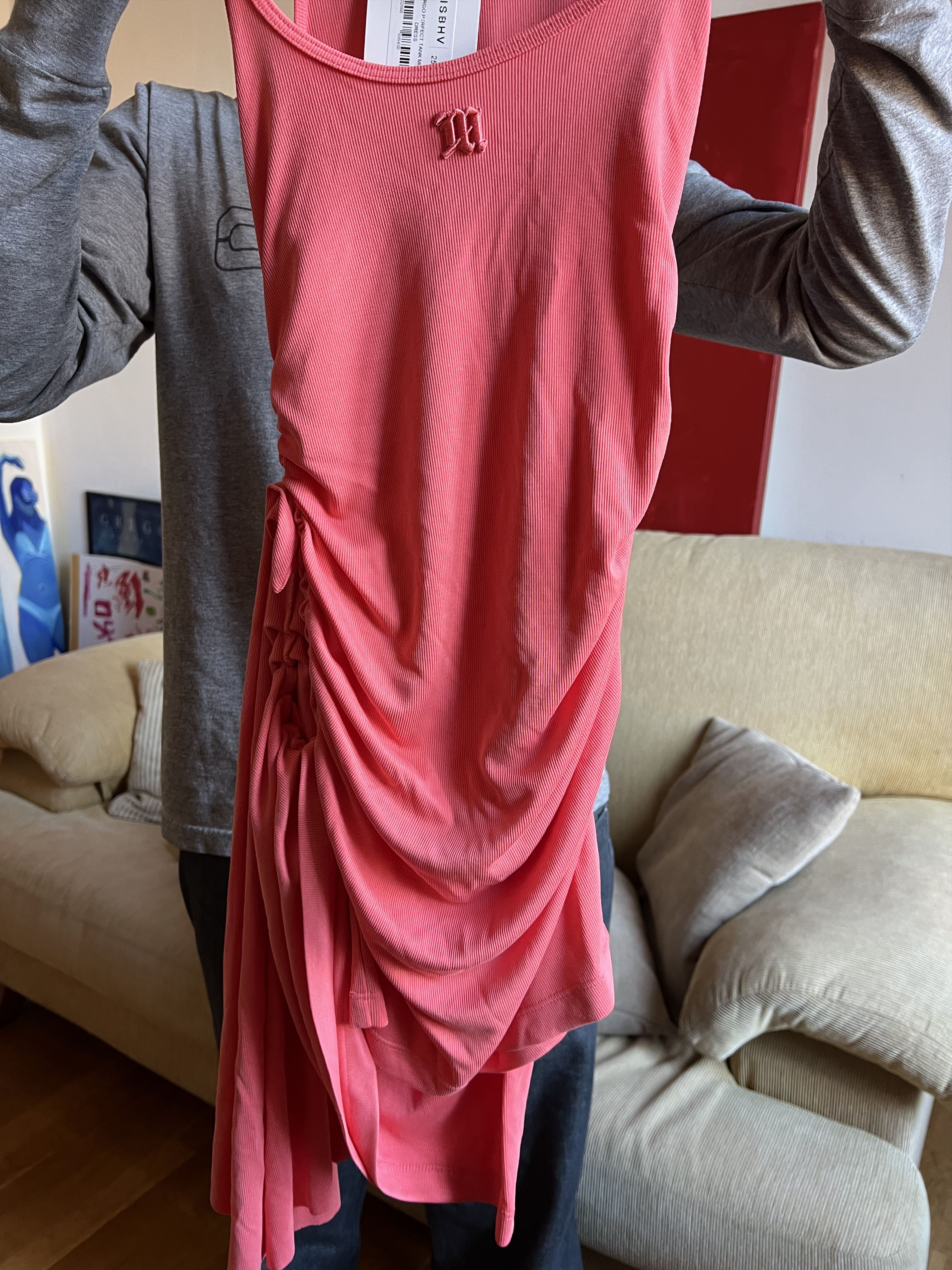 Misbhv MISBHV Pink Mini Dress Size XS / US 0-2 / IT 36-38 - 2 Thumbnail