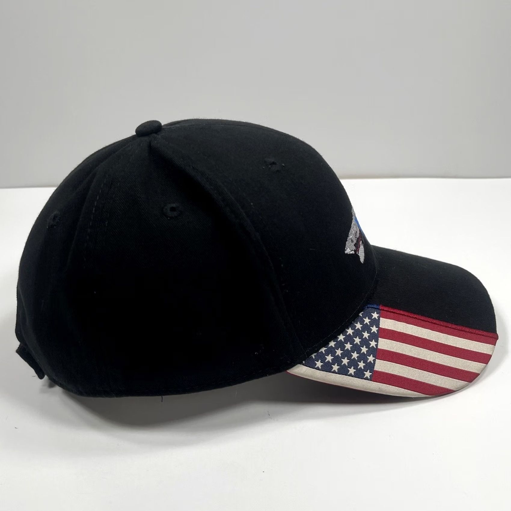 Vintage Outdoor Cap OC Hat Adult Adjustable StrapBack Baseball Cap BIC American Flag Size ONE SIZE - 7 Thumbnail