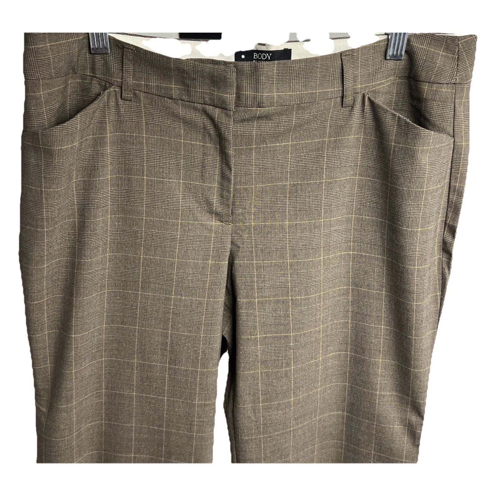 Victoria's Secret Vintage Body By Victoria Christie Fit Plaid Flare Pants 10 Size 32" / US 10 / IT 46 - 6 Thumbnail