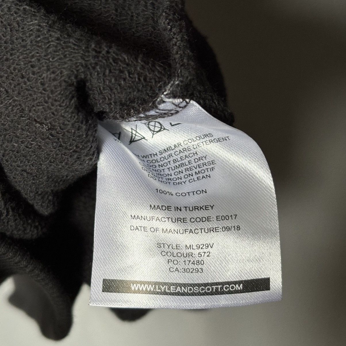 Lyle & Scott Lyle & Scott hoodie xs black hoodie streetwear casual Size US XS / EU 42 / 0 - 3 Thumbnail