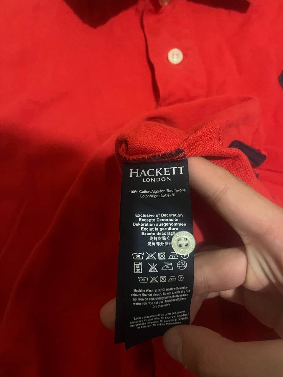 Hackett hackett london men polo shirt size small red/black #4 Size US S / EU 44-46 / 1 - 5 Thumbnail