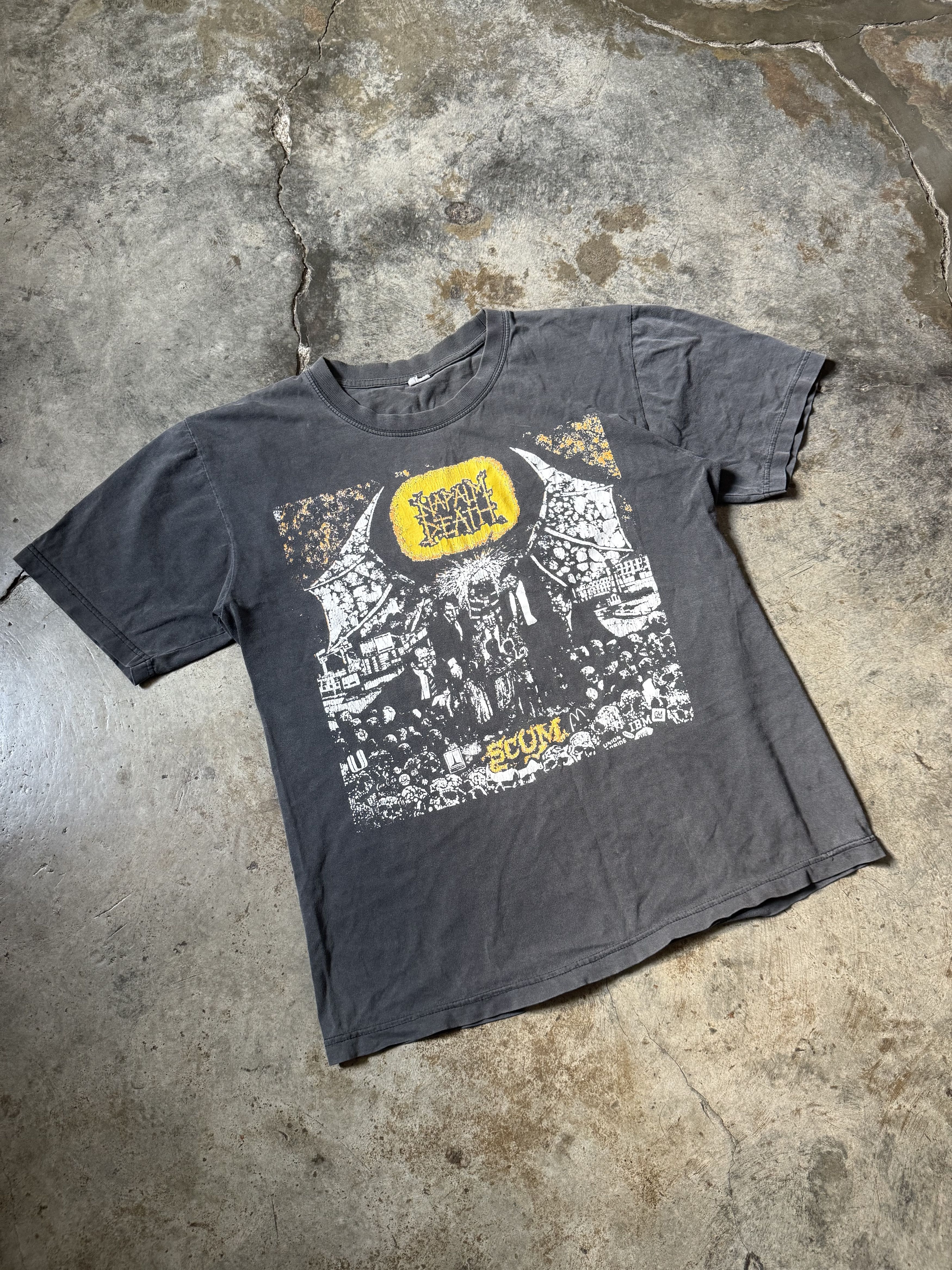 Band Tees Vintage Napalm Death Scum Tee Size US M / EU 48-50 / 2 - 2 Thumbnail