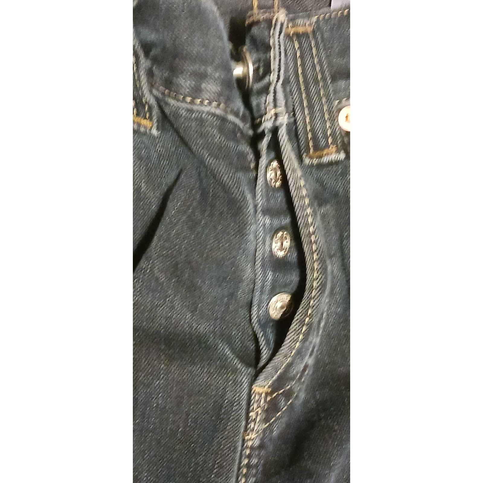 Levi's Levis Iconic Straight Leg Button Fly Jeans Measures 34Wx29L Size US 34 / EU 50 - 7 Thumbnail