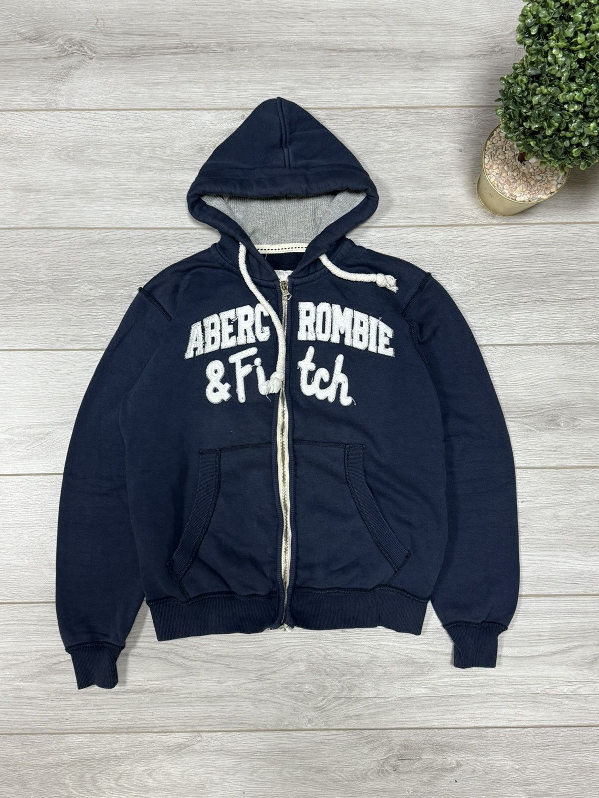 Abercrombie & Fitch Abercrombie Fitch vintage big logo zip hoodie Size US S / EU 44-46 / 1 - 2 Thumbnail