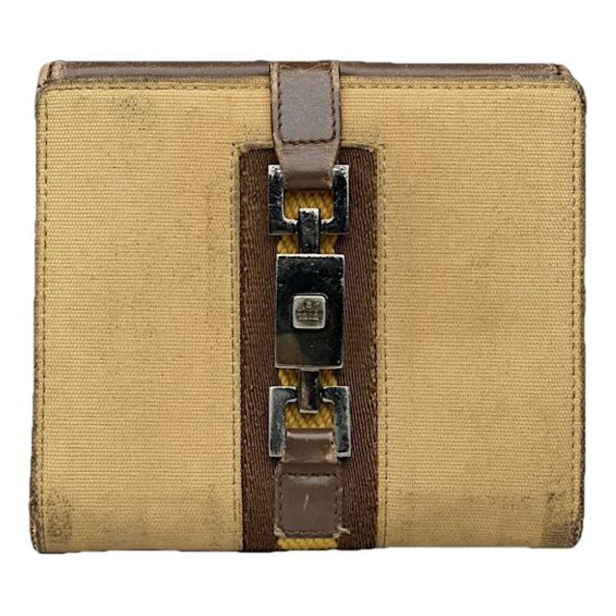 Gucci Jackie Vintage Beige Leather Wallet Size ONE SIZE - 1 Thumbnail