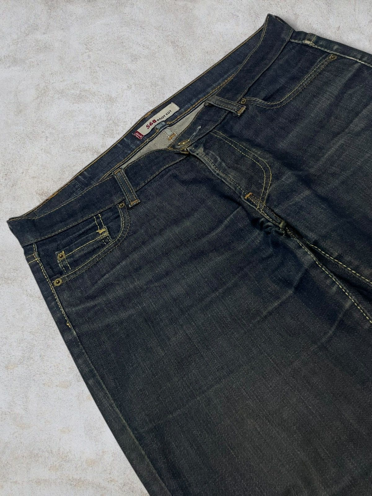 Levi's Vtg Y2k Levi’s Bootcut Streetstyle Distressed Washed Jeans Size US 32 / EU 48 - 5 Thumbnail