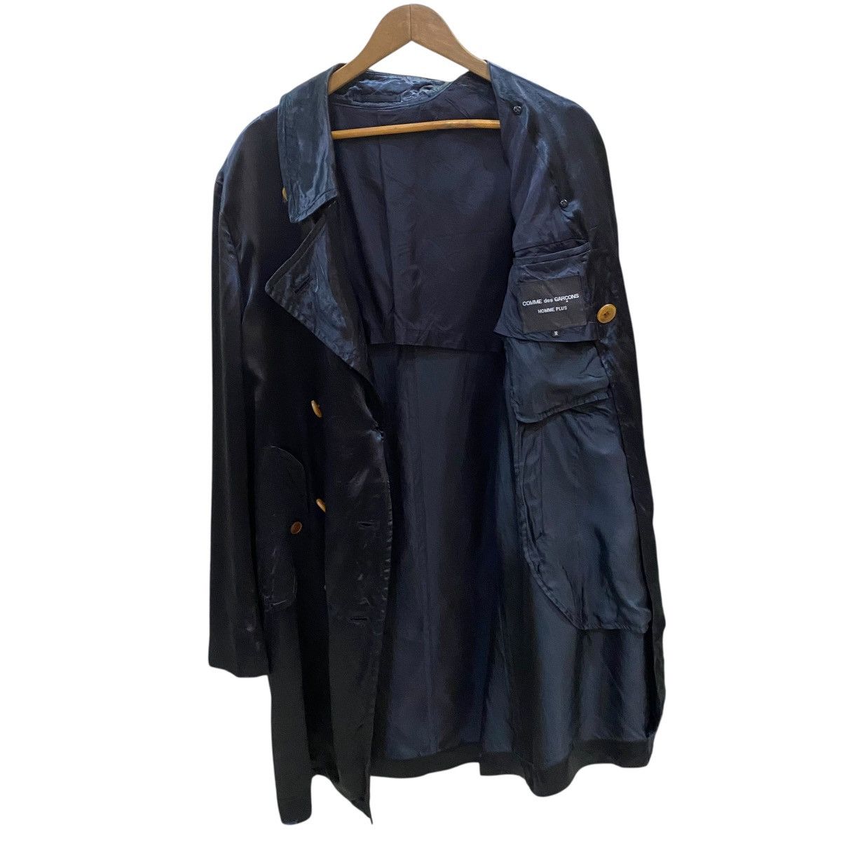 Comme des Garcons Homme Plus Comme Des Garcons Homme Plus Double Breasted Trenchcoat Size US M / EU 48-50 / 2 - 4 Thumbnail