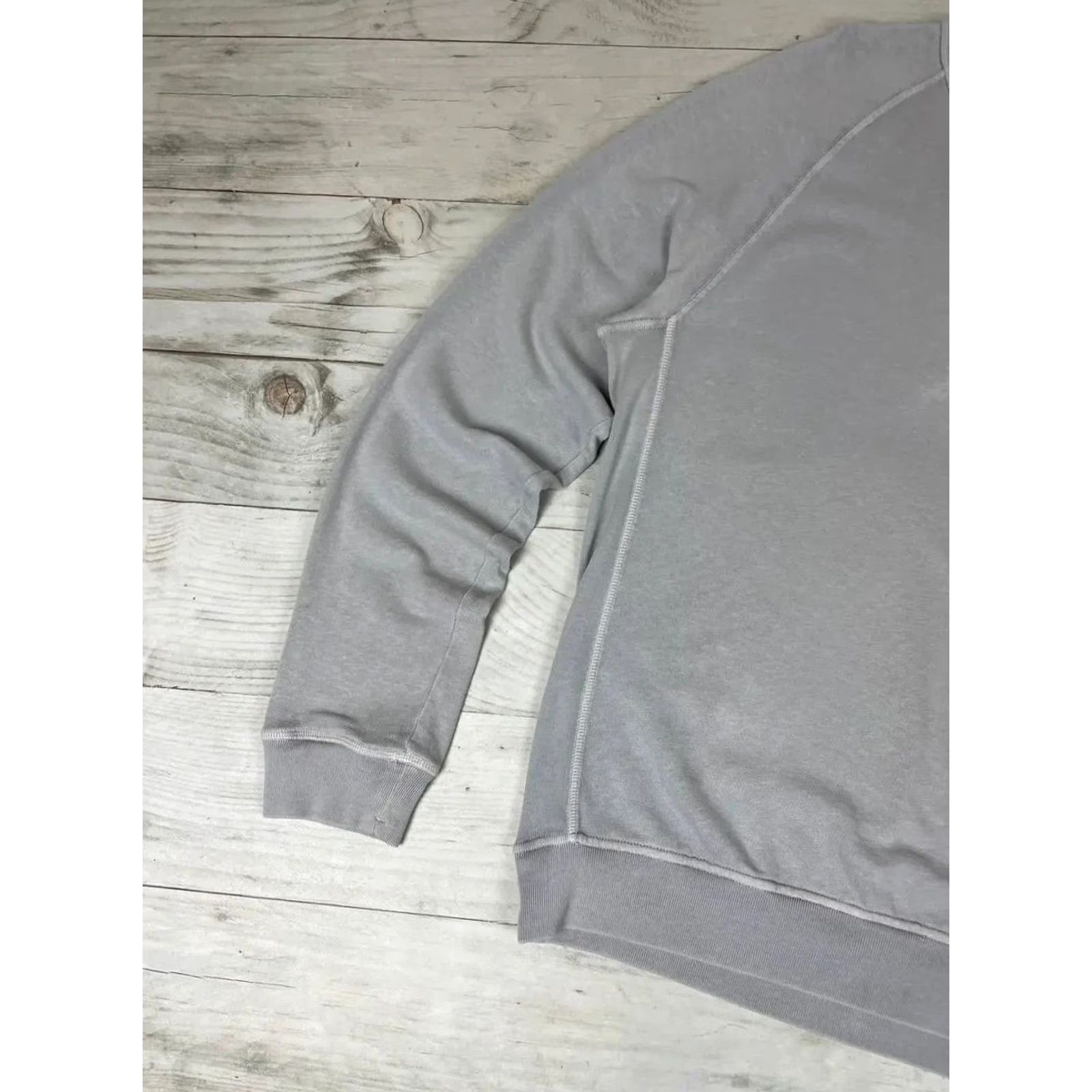 Stone Island VINTAGE Stone Island Sweatshirt Men's XL Gray Cotton Crew Neck Pullover Logo 2020 Warm Casual Mens Size US XL / EU 56 / 4 - 4 Thumbnail