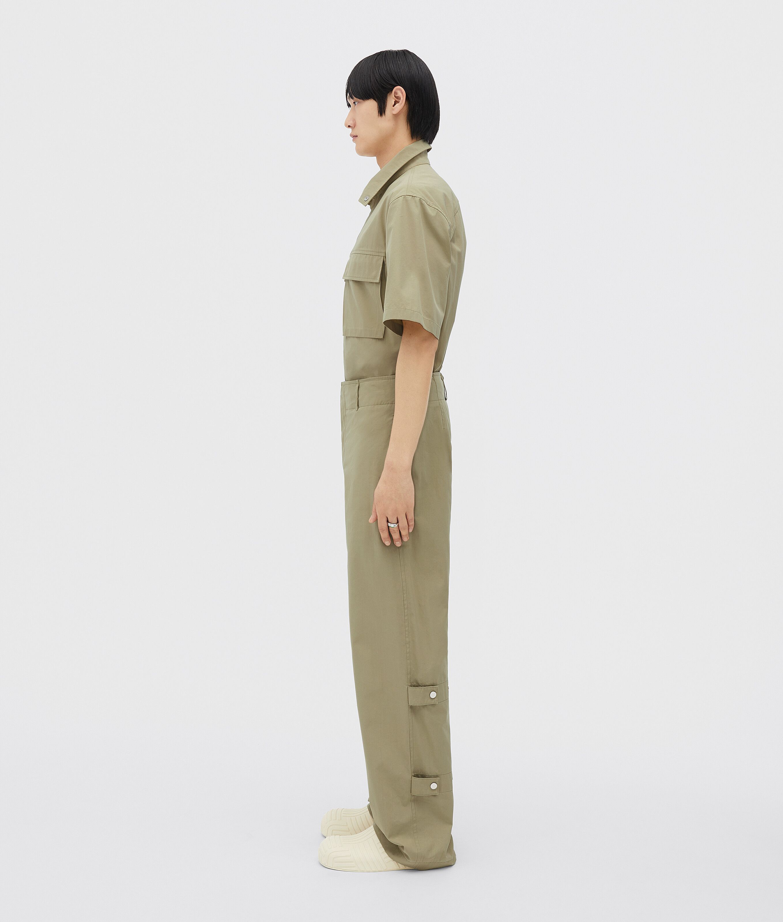 Bottega Veneta o1lv12m1023 Pant in Travertine Size US 34 / EU 50 - 2 Thumbnail
